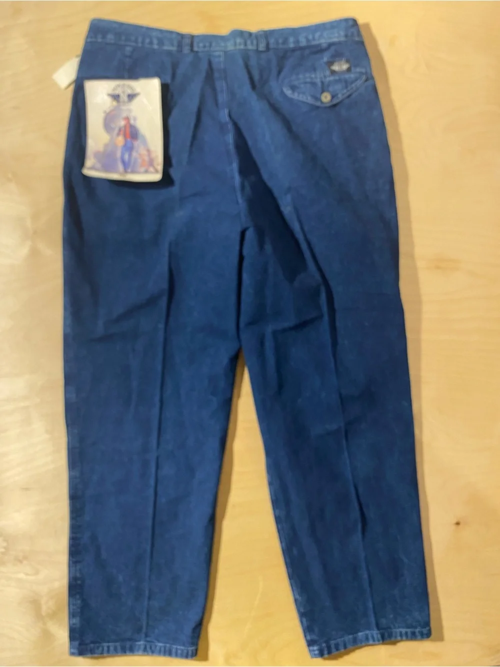 Dockers Men's Dark Blue Jeans - Classic Fit 38 x 32 (SX)